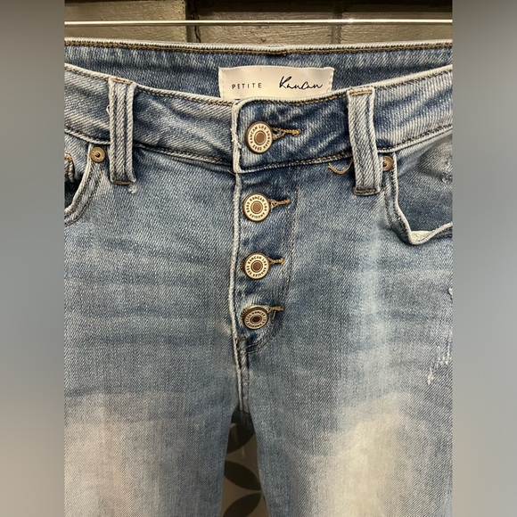 KanCan Petite Button Fly Flare Jeans - size 11/29 - Picture 6 of 8